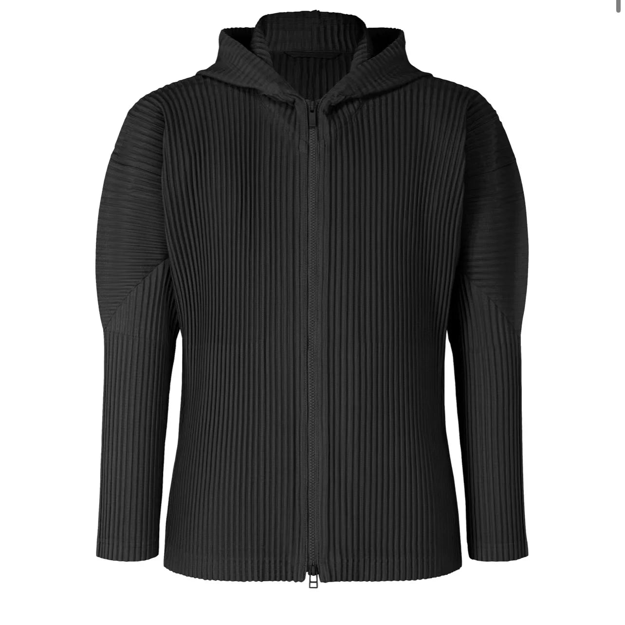 Relax Pleated™ -  Zip-up Hoodie