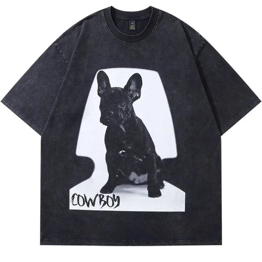 Vintage French Bulldog Graphic Tee