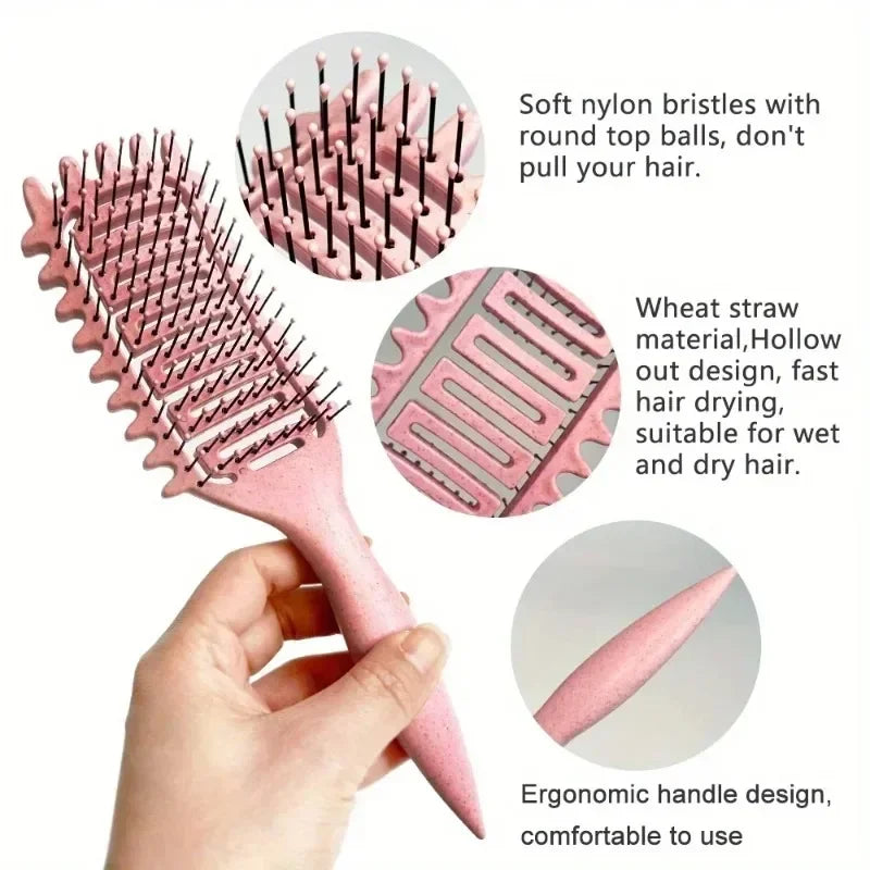 CurlFlow™ | Detangling & Defining Brush for Curly Hair