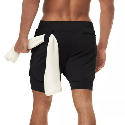 Camo Gym Shorts – Quick-Dry Fitness & Running Activewear