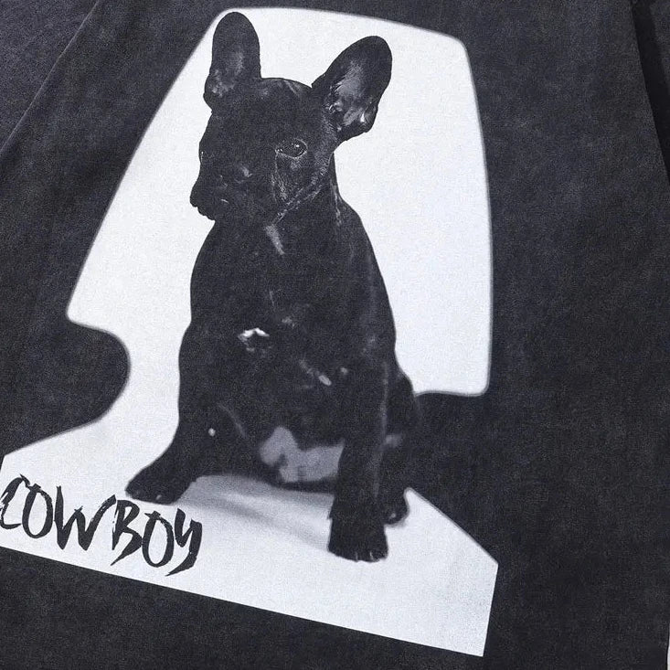 Vintage French Bulldog Graphic Tee